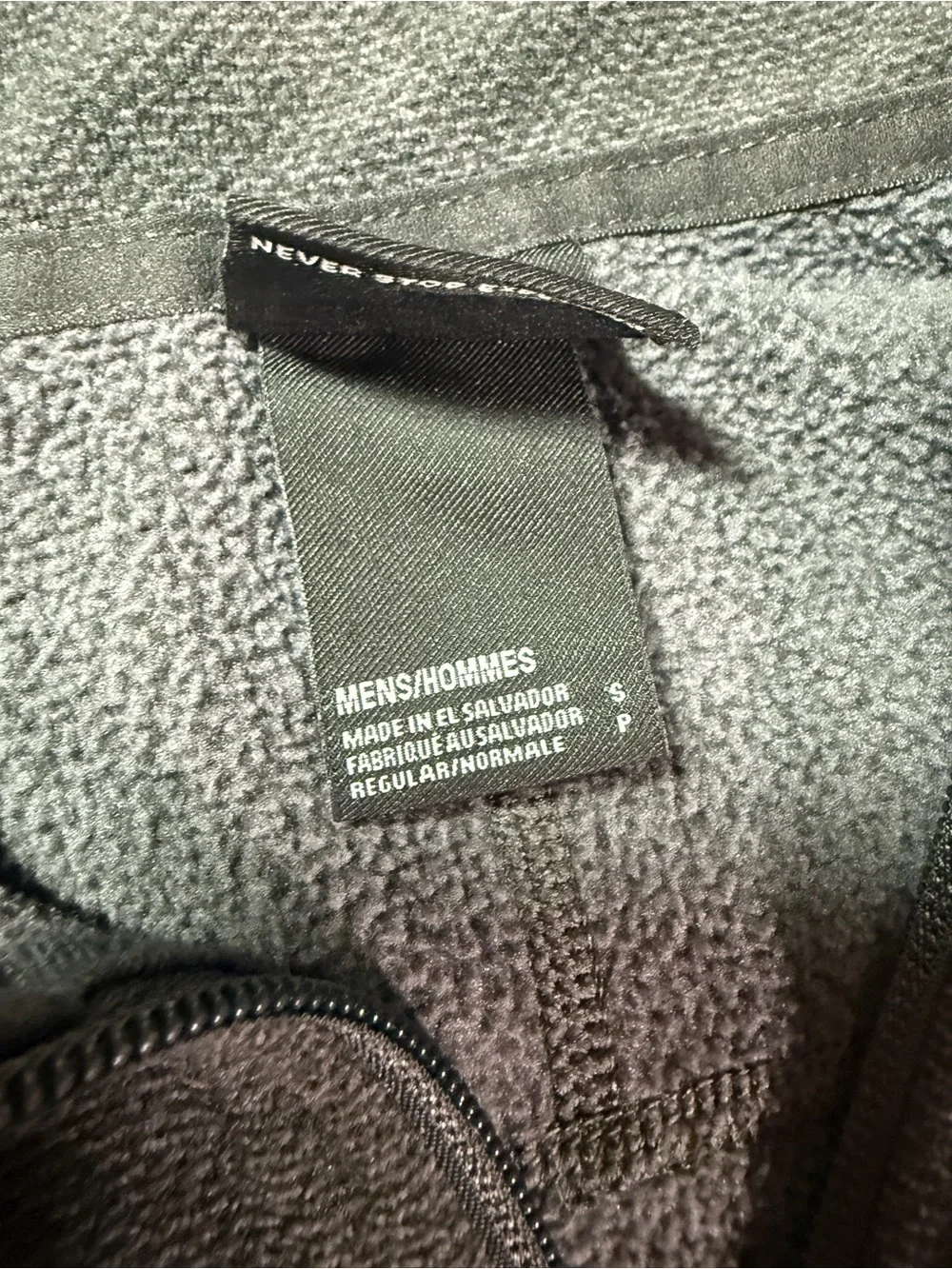 The North Face Charcoal Half-Zip Fleece Pullover